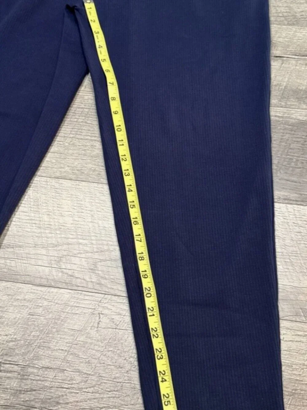 Vintage Jantzen Pants Womens Medium Blue Knit Elastic Waist Casual Pockets NEW